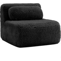 Canapé Aviana Armless Sofa Plush Noir 87x104x73 cm ZIPSOFA Canapé Canapé Canapé