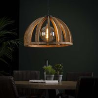 Retro Ceiling Light Silberston Solid Mango Wood