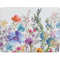 CREATIVE TOPS - Juego de 6 manteles Individuales, Parte Posterior de Corcho, diseño de vinos prémium, Corcho, Multicolor, Medium Placemats
