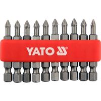 Coffret de 10 embouts 1/4" (6,3 mm) PH1 x 50 mm