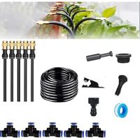 360° Kit Arrosage Automatique Pour Jardin Arrosage Goutte à Goutte Arrosage Exterieur Irrigation Goutte à Goutte ,Kit Arrosag
