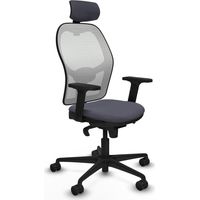 Piqueras y Crespo Cabecero Chaise de Bureau Gris Foncé