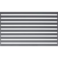 Polbram Zaunfeld Lean 120 200 x 120 cm, RAL-Farbe 7016 Zierzäune