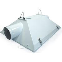 Réflecteur vitré SSII avec sorties 150mm - câblé IEC 3 mètres - FLORASTAR