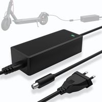 Chargeur trottinette electrique 42V 2A, Chargeur Batterie Vélo électrique 36V Lithium Adaptateur Universel