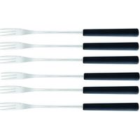 Set mit 6 schwarzen fonduegabeln - Tableandcook - 3008188
