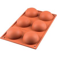 Molde de silicona para hemisferios y esferas de una sola porción, 70 mm, Silikomart