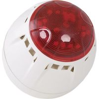 ComPro Kombi-Signalgeber LED Chiasso Razor Rot Blitzlicht, Dauerton 12 V/DC, 24 V/DC 100 dB