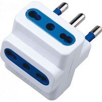 ADATTATORE TRIPLO SPINA 16A CON 3 X PRESA BIVALENTE 10/16A