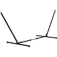 3.1–3.8m Adjustable Universal Hammock Stand Metal Frame Garden Camping Picnic Outdoor Patio Replacement – Stand Only