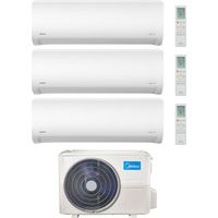 Midea Climatizzatore Trial Split serie Xtreme Pro Green 9+9+9 con M3OG-21HFN8-Q Inverter R 32 Wi-Fi Classe A++