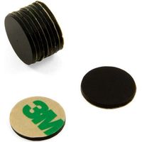 Adesivo N42 Black Epossy Magnet Per Arti, Artigianato, Produzione Di Modelli, Fai -Da -Te, Hobby, Ufficio E Casa - 15Mm Dia x 1Mm - 1,1kg Di Estrazione - Pacchetto Di 10