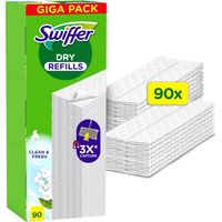 Swiffer Trocken Wischtücher Nachfüllpack, 90er Wischtücher mit Duft