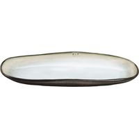 Shadow Nacre - Kleine ovale Platte 23 x 11 cm (x6)