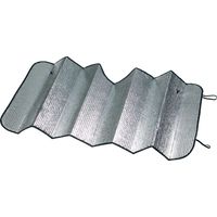 Auto-Sonnenschutz, Sonnenblende-Windschutzscheibe silber 130 x 60 cm