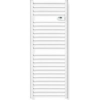 Bestherm – Sèche-serviette électrique 750W – Design mural blanc – Télécommande LCD – Modes Confort, Éco, Hors-gel – Protection IP24