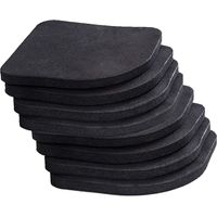 8 stuks Anti-Vibratie Pads Eva Ruisdempingsmat Rubber Stille Voet Pads Wasmachine Onderlaag Trillingsdemper Pads voor Wasmachine Koelkast Huishoudapparaat Krasbescherming