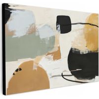 TABLEAU SUR TOILE Peinture - Abstrait - Couleurs Toile Peinture Grand Format XXL 150x100 cm