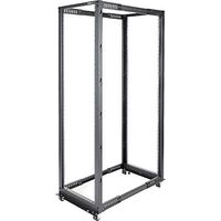 Startech.com offenes Rack Server-Rack-Schrank 4 Säulen 42u - verstellbare Tiefe mit Nivellierrollen und Kabelmanagement, 2 Jahre