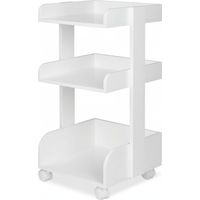 Chariot de rangement à roulettes hauteur 69 cm Bosse, blanc
