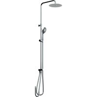 AKW Rainhead Shower Kit With Rail and 1.5m Hose - Chrome