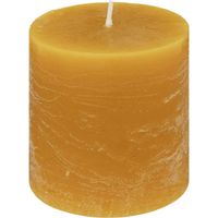 Bougie Ronde "Rustic" 7cm Jaune