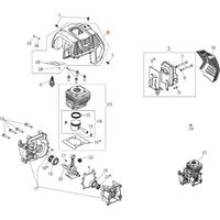 CUBIERTA DE MOTOR ORIGINAL EMAK 61510106