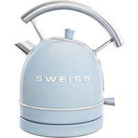 Vintage Wasserkocher - SWEISS - KTL6 - 2200 W - 1,8 L - 360° Basis - Blau