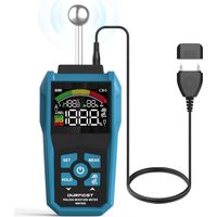 Feuchtigkeitsmessgerät, DURFICST Feuchtigkeitsmessgerät Wand,Pin&Pinless Feuchtigkeitsmesser mit Farb-LCD und Akustischem Alarm, Erkennt 20–40 mm Wände, Holz, Mauerwerk, Beton und Andere Baustoffe
