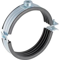 Geberit Silent db20 Rohrschelle gedämmt, mit Gewindemuffe M10, G 1/2", di 125mm, G 1/2"