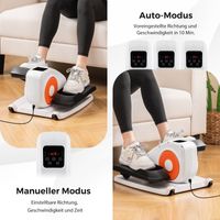 Vélo elliptique électrique sous bureau avec écran
