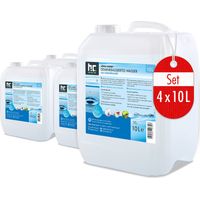 4x 10 L Demineralisiertes Wasser