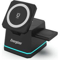 Energizer WCP307 chargeur d'appareils mobiles Écouteurs, Smartphone, Smartwatch Noir USB Recharge sans fil Charge rapide Intérieure