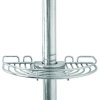 Croydex placcato in acciaio antiruggine Easy to Fit saliscendi portasapone, cromo