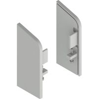HELM 150 Abdeckkappe W Wandmontage links RAL 7035 lichtgrau
