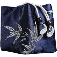 Pochette à thé pour théière, service à thé de voyage, sac de rangement à cordon