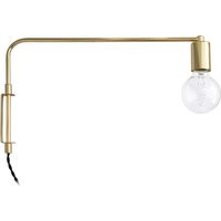 Lámpara Aplique de Pared - Tubo Dorado - Siena