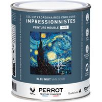 PEINTURE MATE POUR MEUBLE BLEU NUIT VAN GOGH 1L - PERROT