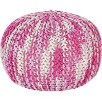Pouf CONRAD Baumwolle Rosa