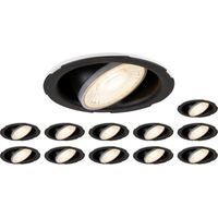 Kit 12 mod. LED pour spot encastré 5-7W UNIVERSAL DL MOVE CCT sans collerette - SLV - 1008066