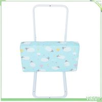 Fafeicy Garde-corps de lit pour bébé Bed Rail For Toddlers Reinforced System Heights Adjustable puericulture organisateur Bleu