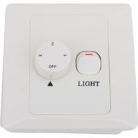 Wall control for ceiling fans with light incl. 2 frames