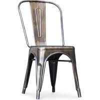 Esszimmerstuhl - Industriedesign - Stahl - Neuauflage - Stylix Metallic bronze