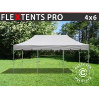 Gazebo pieghevole FleXtents PRO "Peaked" 4x6m Latte