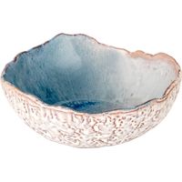 Signes Grimalt Cuenco Bol Decoracion Cuenco Ceramica Y Gres Azul 14x14x6cm 36912