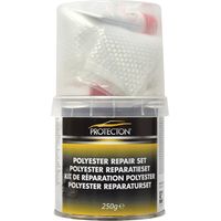 Protecton Kit DE REPARATION POLYESTER 250GR 242G RESIN 8G HARDENER