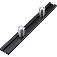 Pinces de serrage à fixation Règle rapide avec 2 chiens de banc pour trou de 20 mm, arrêt de banc de positionnement et pinces rapides pour établi de menuiserie de 20 mm Jmax