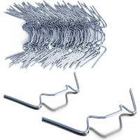 Greenhouse Glazing Clips Set 85x30mm for Up To 6mm Polypropylene Glass 1.5mm 50 pieces
