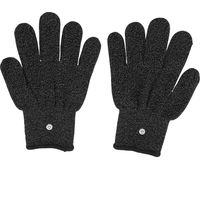 Gants à électrodes pour appareil d'électrothérapie TENS, gants à électrodes antistatiques (taille S, 19 cm, 7,5 pouces)