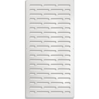 HOT DOG - Panneau ajouré en PVC - Brise-soleil - Dimension : 50x150 cm - Couleur : blanc